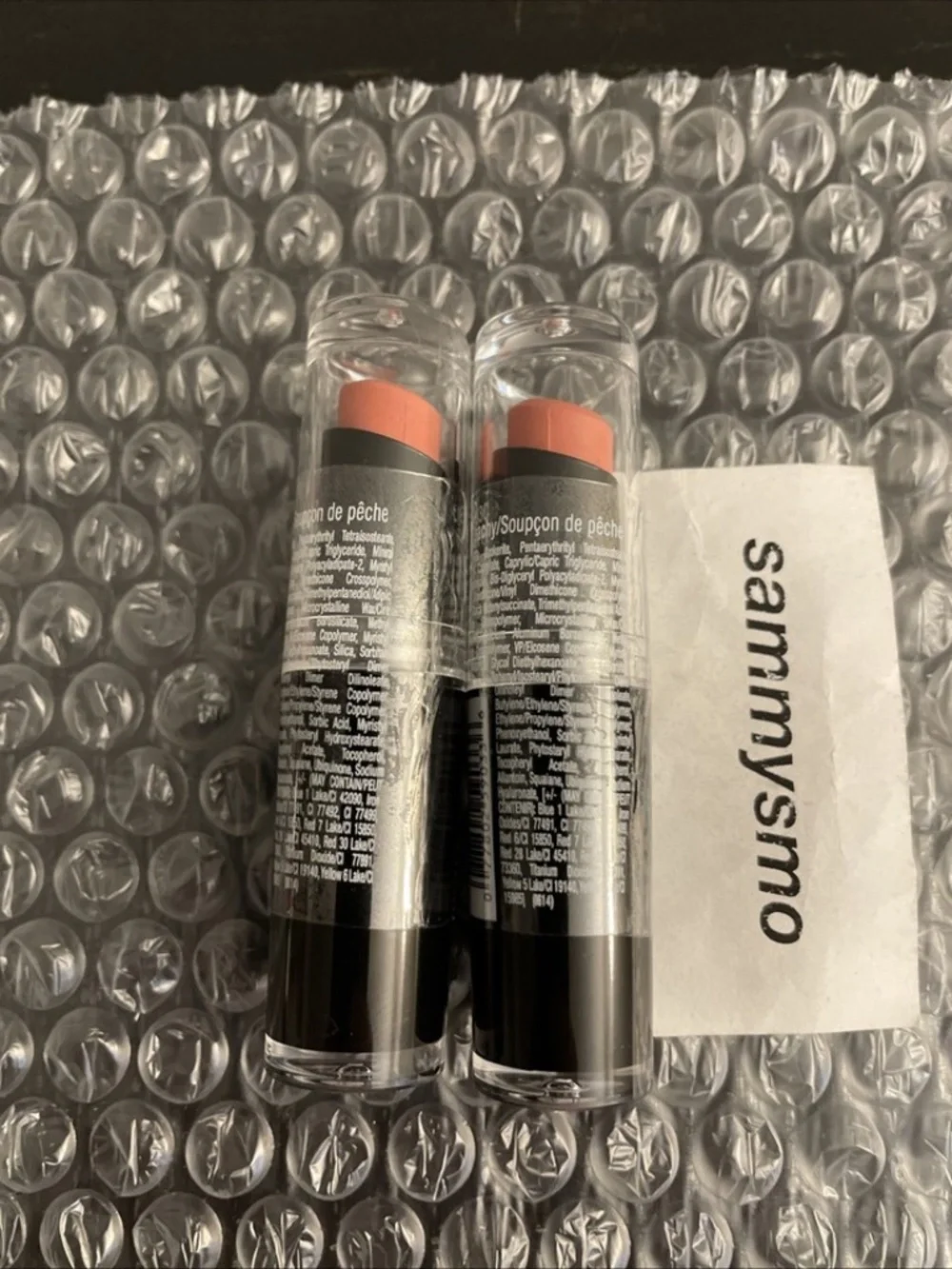 WET N WILD Lipstick 903C JUST PEACHY Sealed, x2 DISCONTINUED